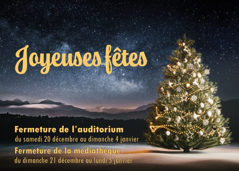 Visuel fermeture du service culturel